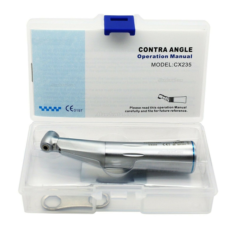 YUSENDENT® Inner Water Spray Fiber Optic Contra Angle CX235-1C Push Button
